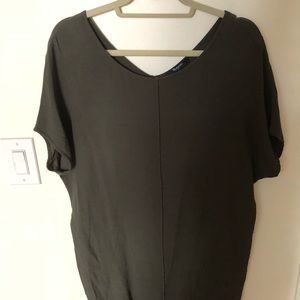 Madewell shift green dress